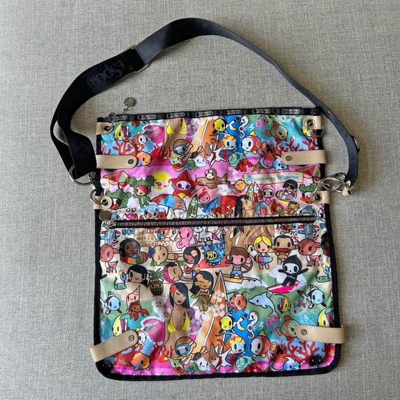 Le SportSac Handbags - Le SportSac Tokidoki collaboration 2 way cross body shoulder bag